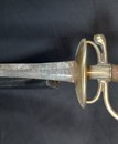 Épée d'officier ancien régime avec rare fourreau d'origine. 