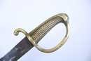 Sabre briquet, marqué VERSAILLES, avec fourreau neuf. Poinçons Empire sur garde (1807-1809)
