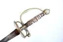 Épée d'officier ancien régime avec rare fourreau d'origine. 