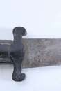 Dague de chasse/venerie, avec poignée en corne noire, montée avec une lame de briquet de Klingenthal de 1814
