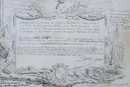 Parchemin d'attribution d'une pension de 180 livres à Mathis Schöffler sergent des grenadiers au régiment de Vigier. Ancien régime. 