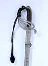Sabre d'officier d'infanterie modèle 1882 utilisé pour l'artillerie. Avec sa dragonne