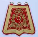 Sabretache d'officier du 9 ème hussard. 2ème version