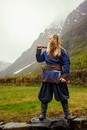 Tunique viking Roland en laine bicolore