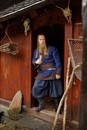 Tunique viking Roland en laine bicolore