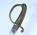 Sabre briquet d'époque Empire, avec fourreau neuf. 