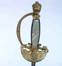 Épée d'officier supérieur (médecin général belge?), vers 1830.