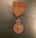 Médaille de Sainte-Hélène - Pièce originale avec  ruban d'origine 