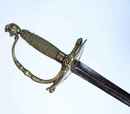 Épée d'officier supérieur dérivée du modèle vendémiaire an XII pour officier d'état major, 1er Empire