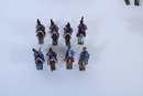 Lot de 8 cavaliers Lucotte du 3 ème hussard.