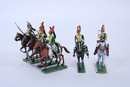 Lot de 6 dragons dont trompette. Lucotte 