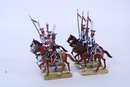 lots de 6 lanciers polonais dont 1 trompette et 1 officier, Lucotte 