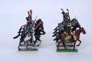 Lot de 9 chasseurs à cheval de la ligne par Lucotte