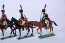lot de 5 chasseurs à cheval de la garde par Lucotte