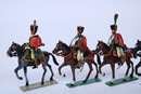 lot de 5 chasseurs à cheval de la garde par Lucotte