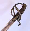Sabre d'officier de cavalerie légère à la chasseur, Empire/ restauration