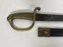 Sabre briquet, poignée marquée VERSAILLES, avec fourreau ancien à chape à bouton, lame janv 1815