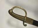 Sabre briquet, poignée marquée VERSAILLES, avec fourreau ancien à chape à bouton, lame janv 1815