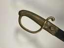 Sabre briquet, poignée marquée VERSAILLES, avec fourreau ancien à chape à bouton, lame janv 1815