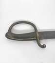 Sabre briquet modèle Empire, avec fourreau neuf. Marquage au dos de la lame M J