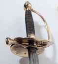 Épée d'officier subalterne, modèle 1857, clavier à l'aigle déployé.
