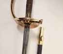 Épée d'officier subalterne, modèle 1857, clavier à l'aigle déployé.