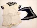Lot de 2 tenues de marin pour enfant de 2 à 3 ans.