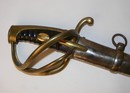 Sabre troupe, cavalerie légère à la chasseur, an XI - Premier Empire, avec fourreau. État MOYEN 