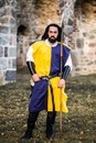 Tabard à damier médiéval Gautier