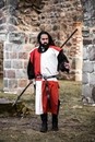 Tabard à damier médiéval Gautier