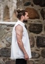 Chemise Gustave sans manche avec empiècement