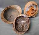 Lot de 3 casques Adrian mod 15, WW I 