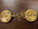 Ordre de St Lazare - Boucles pour cape. Vendues par ensemble: 2 plateaux + chaine de jonction