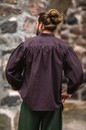 Chemise marron moyen-âge mixte Dominique 