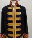 Veste de pirate brodée sur le col et les manches. Prix sans chemise, ni chapeau