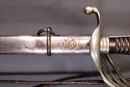 Sabre d'officier d'infanterie - Modele 1882 - Calotte monogrammée, avec dragonne