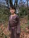 Tunique enfant ornée de galon - Arrêt du modèle - Bradée