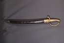 Sabre briquet, avec fourreau. Daté avril 1816