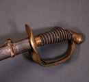 Sabre d'officier, Prusse, à clavier rabattable. Vers 1900