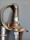  Sabre d'officier Suisse. 1896/1902, Waffenfabrik Neuhausen, 1911. Avec fourreau,  belière et dragonne