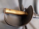 Sabre brésilien. Poignée bronze et acier. Vers 1900. 