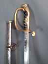 Sabre de lieutenant de cavalerie japonais modèle 1912, à fausse ligne de trempe sur la lame.