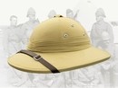 Casque colonial beige