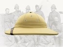 Casque colonial beige