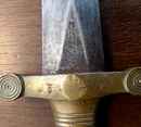 Lot de 2 glaives d'infanterie modèle 1831, un avec fourreau