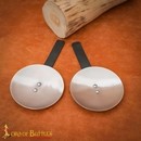 Rouelles en acier - XVème siècle - La paire 