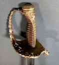 Sabre d'officier de marine. Sans fourreau, avec boucle et boucletons de ceinturon de grande tenue