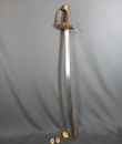Sabre d'officier de marine. Sans fourreau, avec boucle et boucletons de ceinturon de grande tenue