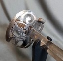 Lot de 2 sabres anglais: fusilier modèle 1827, sans fourreau et autre modèle avec fourreau