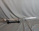 Lot de 2 sabres anglais: fusilier modèle 1827, sans fourreau et autre modèle avec fourreau